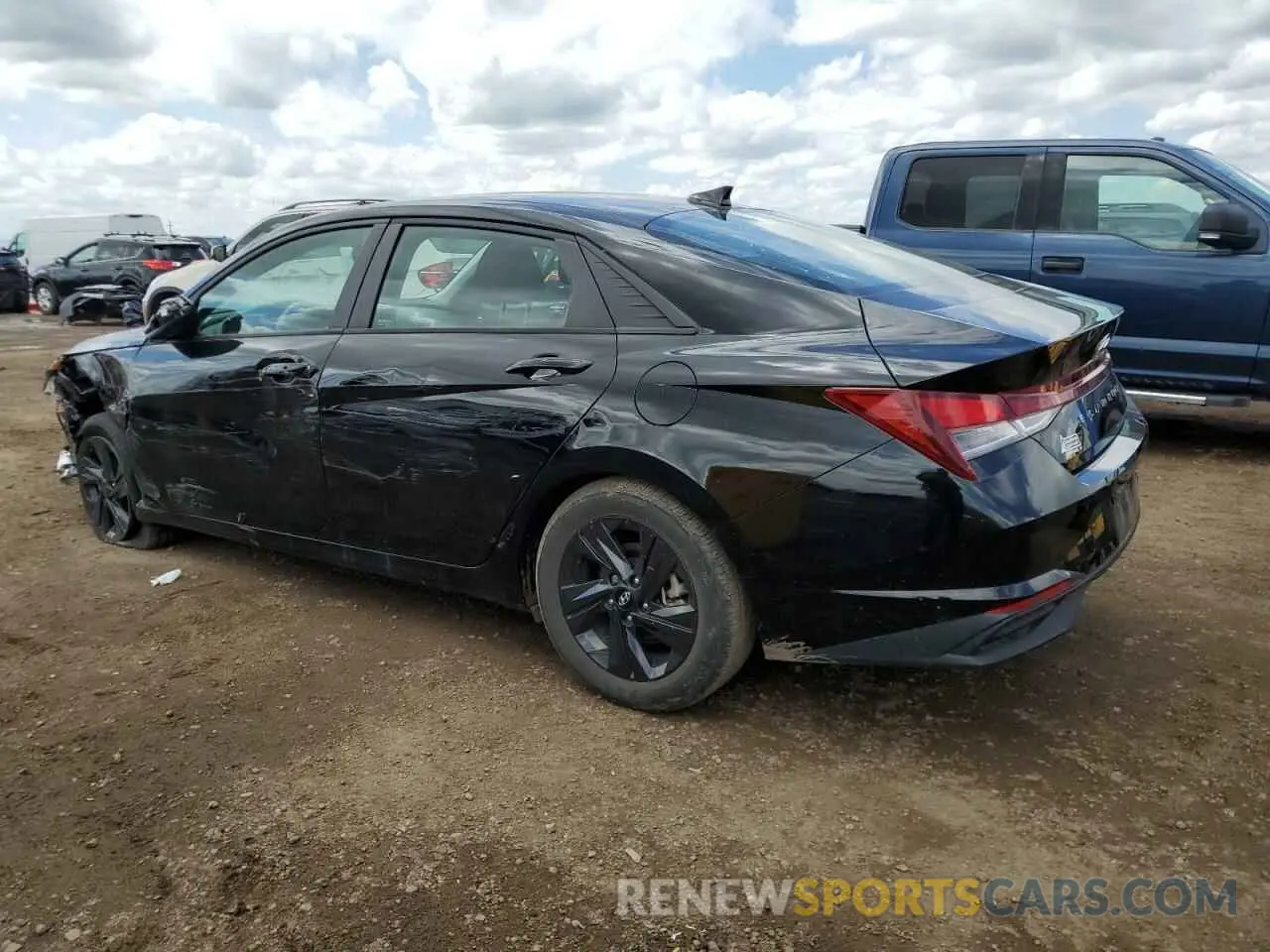 2 Photograph of a damaged car KMHLM4AG3PU372242 HYUNDAI ELANTRA 2023