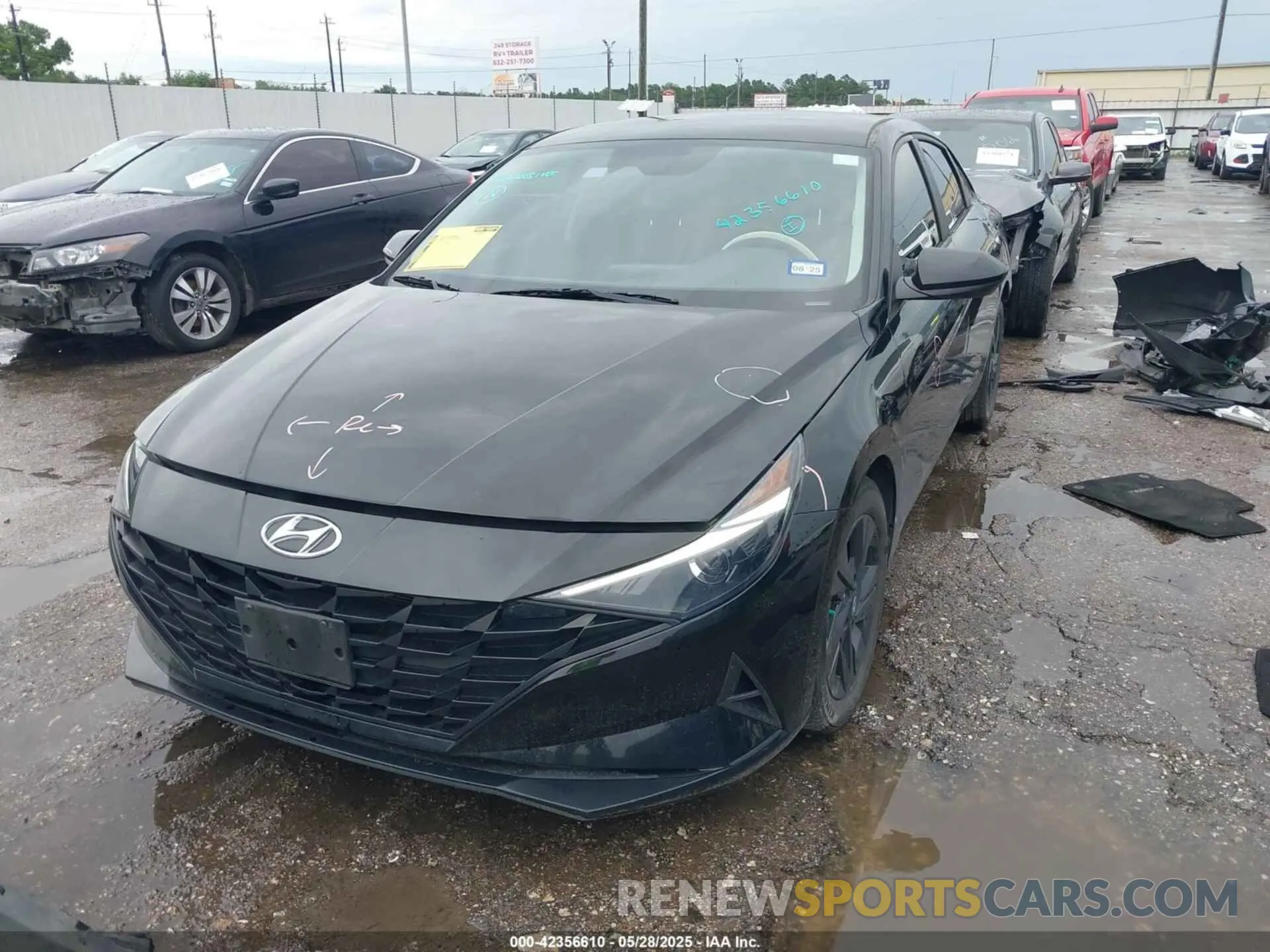 2 Photograph of a damaged car KMHLM4AG3PU375352 HYUNDAI ELANTRA 2023