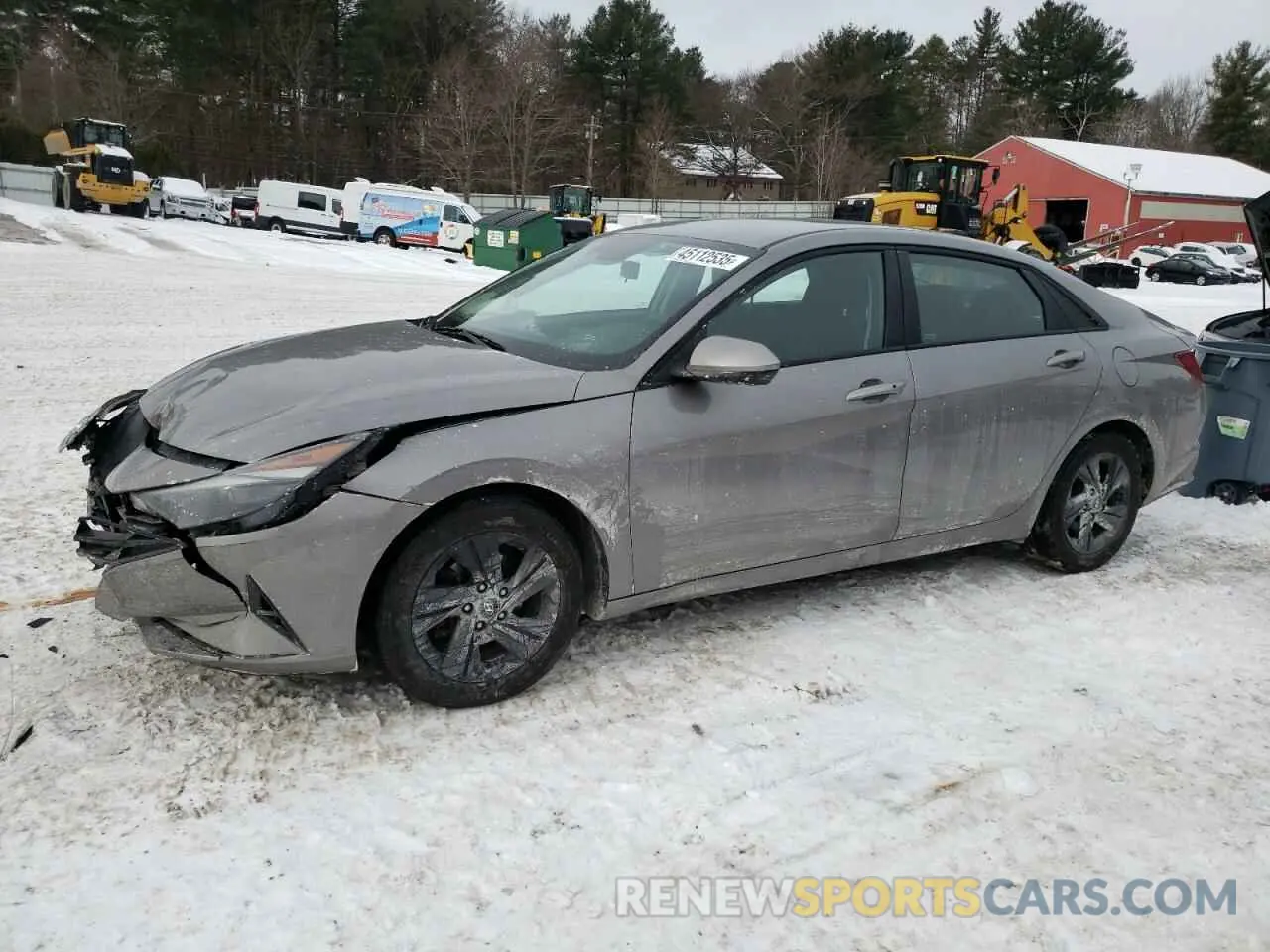 1 Photograph of a damaged car KMHLM4AG3PU375478 HYUNDAI ELANTRA 2023