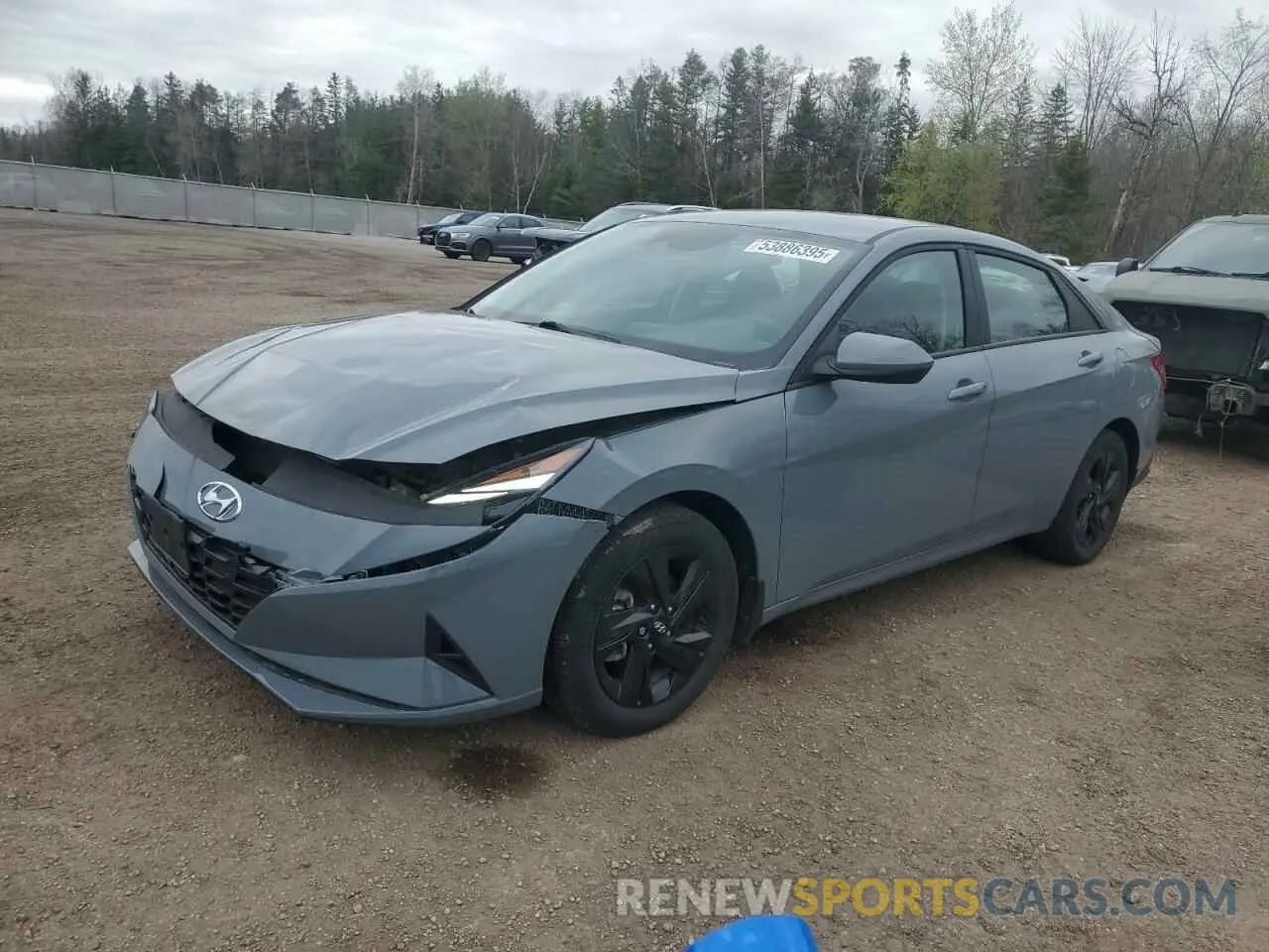 1 Photograph of a damaged car KMHLM4AG3PU449336 HYUNDAI ELANTRA 2023