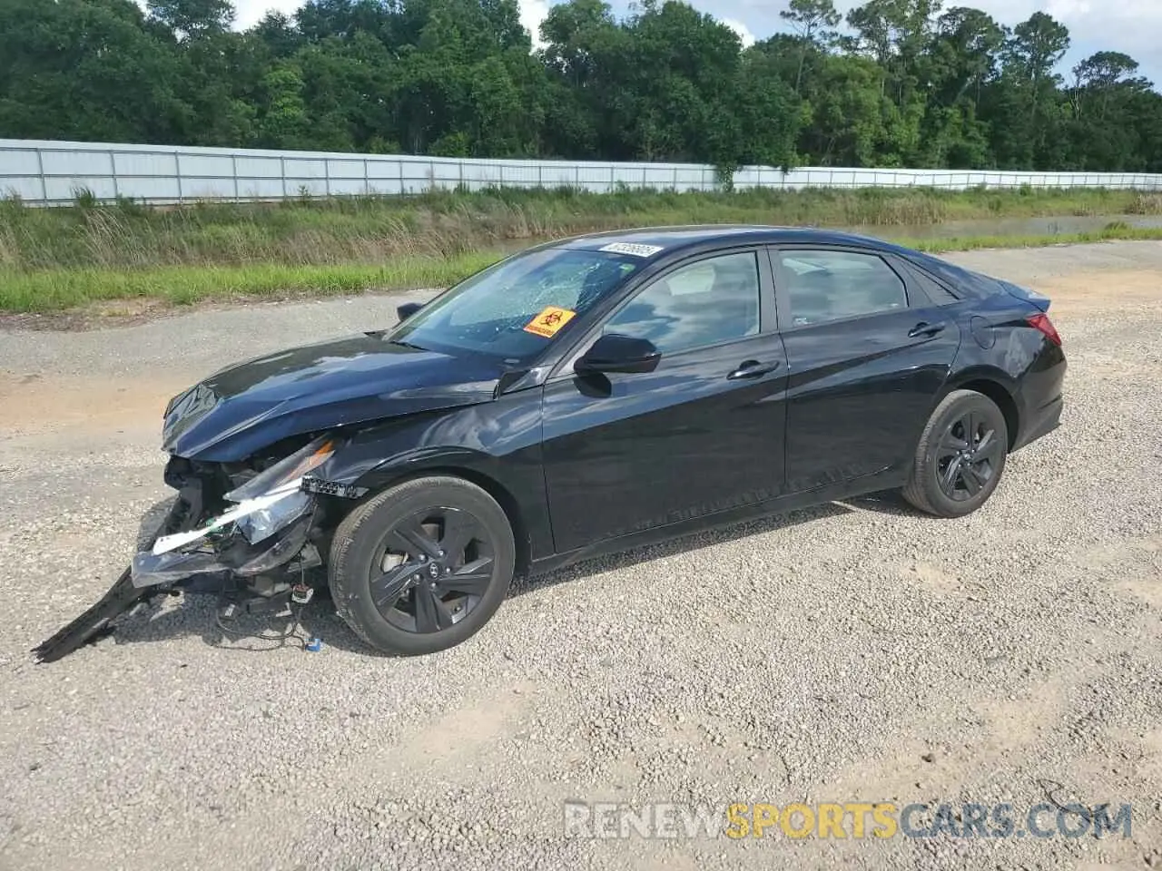 1 Photograph of a damaged car KMHLM4AG3PU463608 HYUNDAI ELANTRA 2023