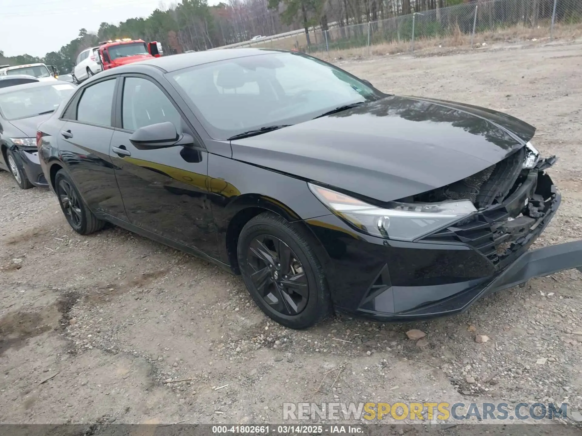 1 Photograph of a damaged car KMHLM4AG3PU502245 HYUNDAI ELANTRA 2023