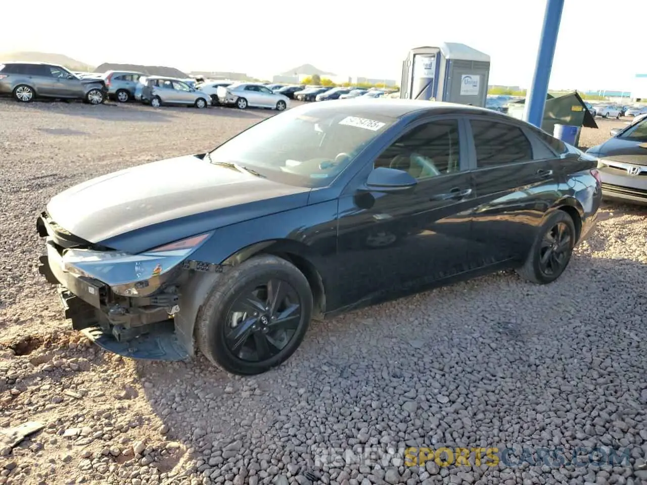 1 Photograph of a damaged car KMHLM4AG3PU520003 HYUNDAI ELANTRA 2023