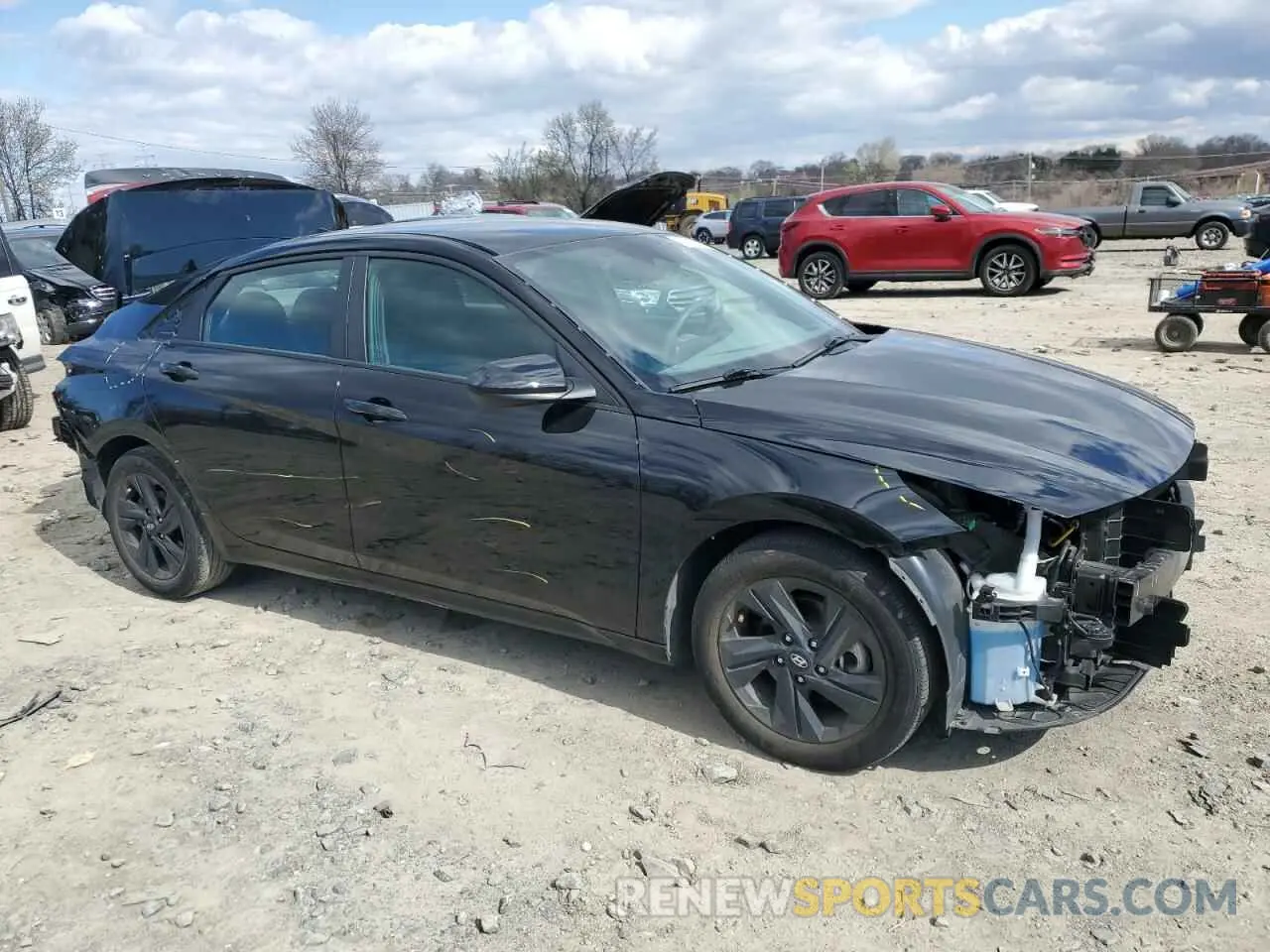 4 Photograph of a damaged car KMHLM4AG3PU533463 HYUNDAI ELANTRA 2023