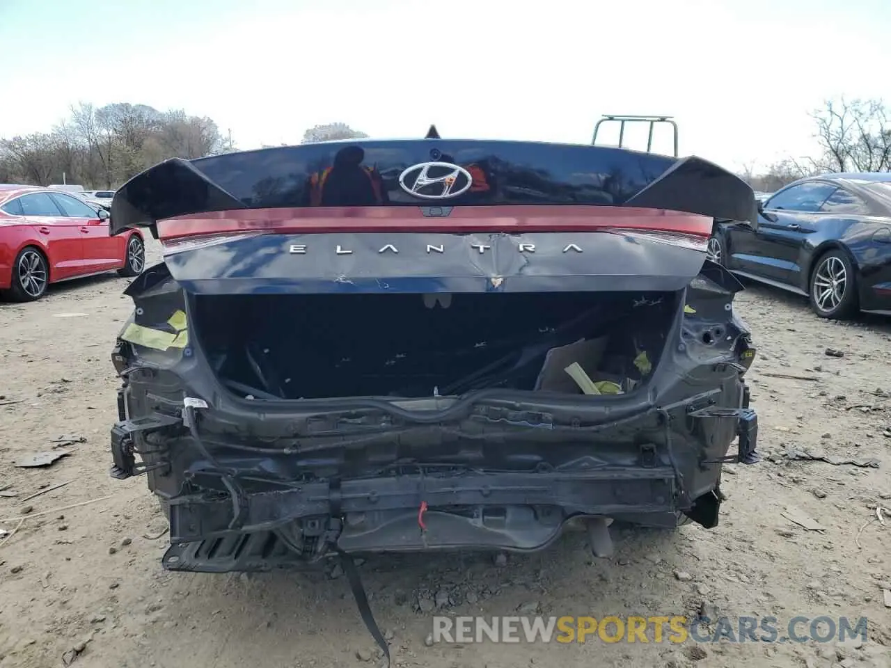 6 Photograph of a damaged car KMHLM4AG3PU533463 HYUNDAI ELANTRA 2023