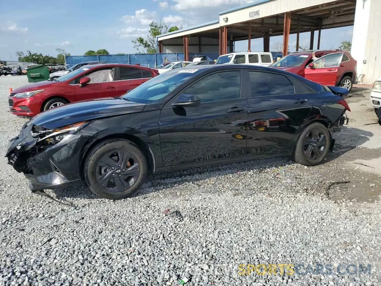 1 Photograph of a damaged car KMHLM4AG3PU543605 HYUNDAI ELANTRA 2023
