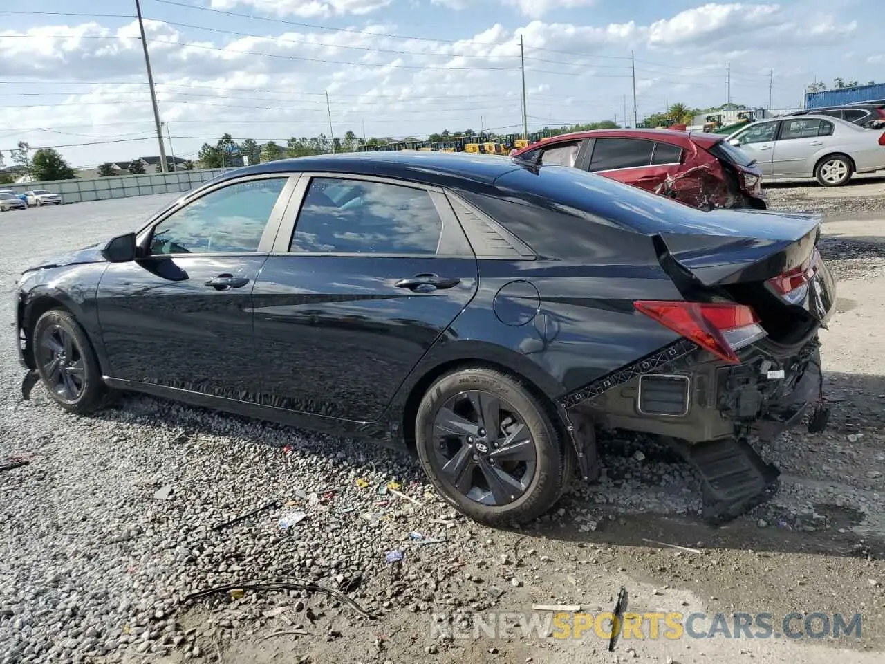 2 Photograph of a damaged car KMHLM4AG3PU543605 HYUNDAI ELANTRA 2023