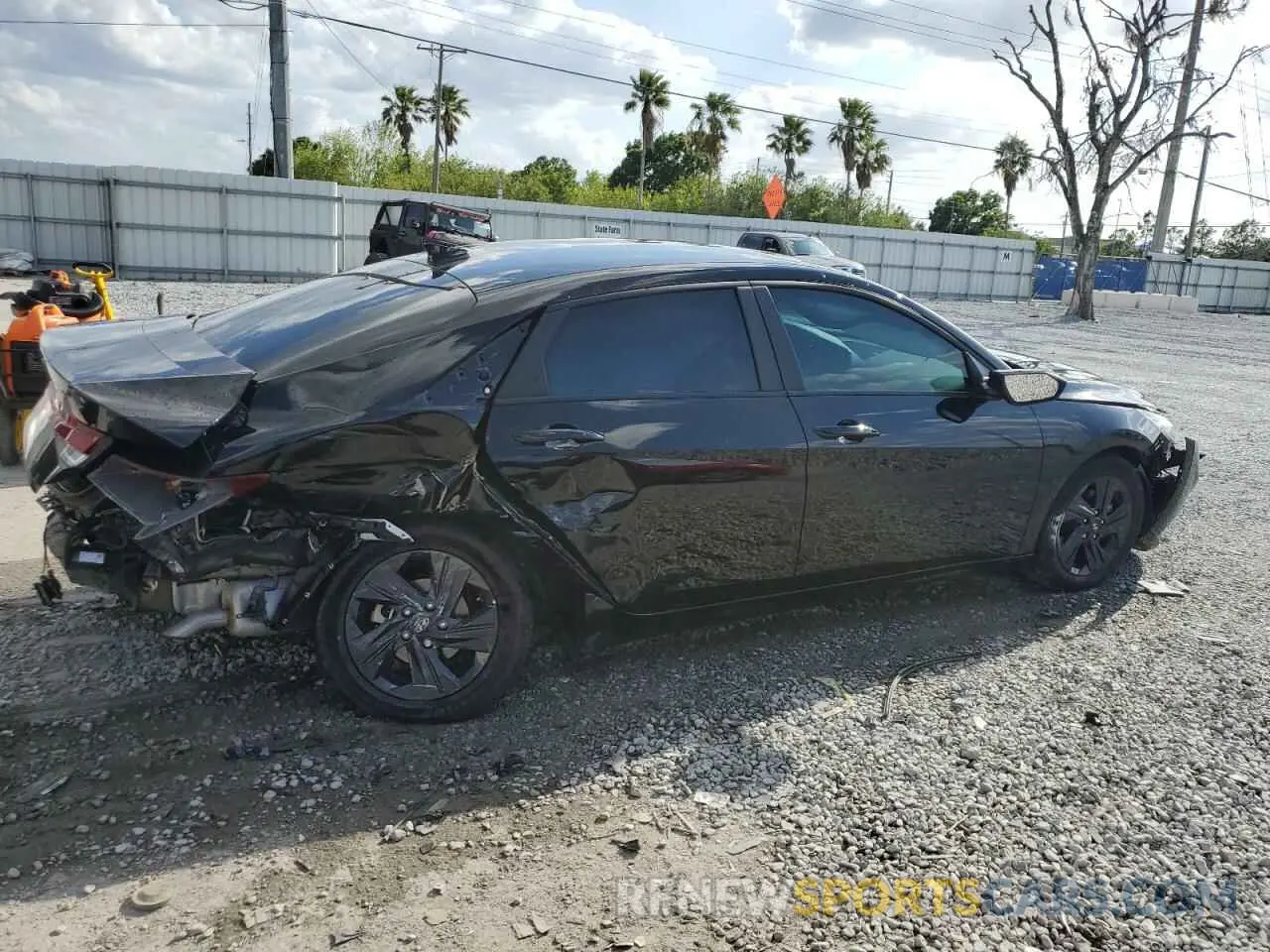 3 Photograph of a damaged car KMHLM4AG3PU543605 HYUNDAI ELANTRA 2023