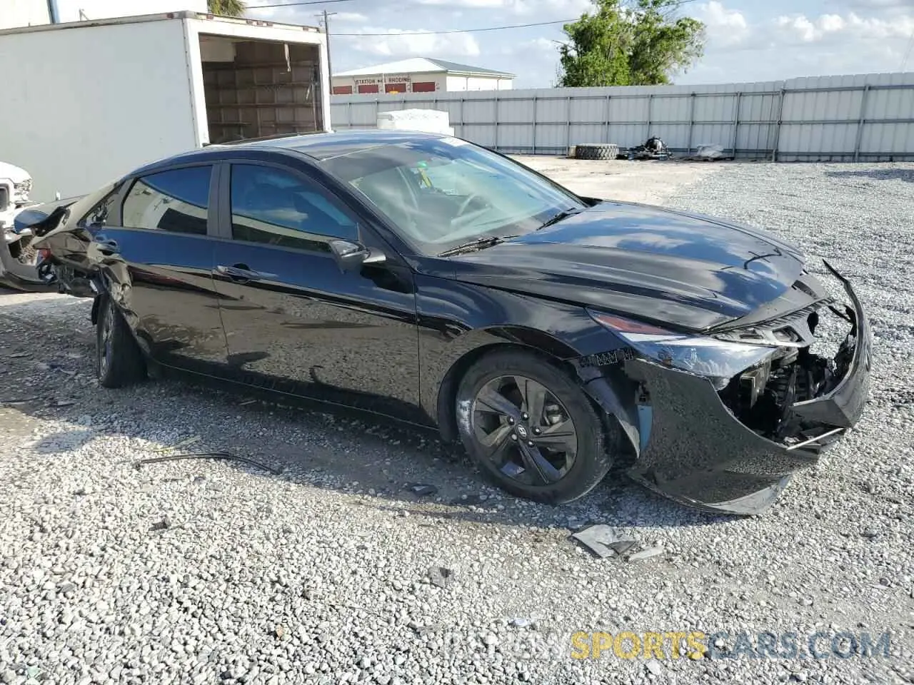 4 Photograph of a damaged car KMHLM4AG3PU543605 HYUNDAI ELANTRA 2023
