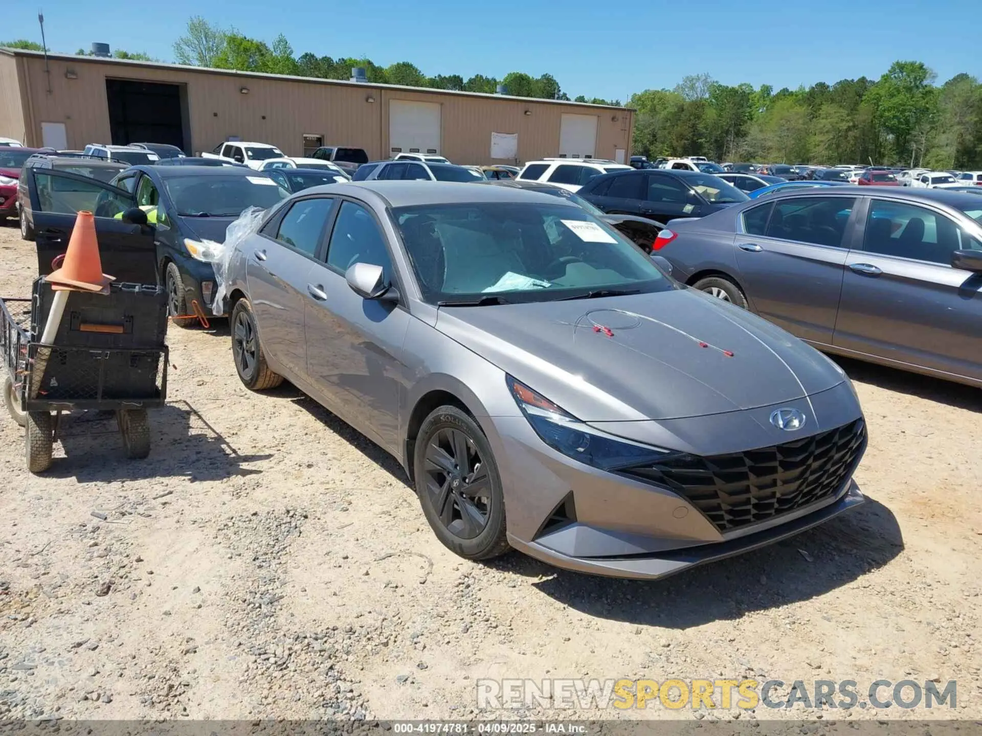 1 Photograph of a damaged car KMHLM4AG3PU553437 HYUNDAI ELANTRA 2023
