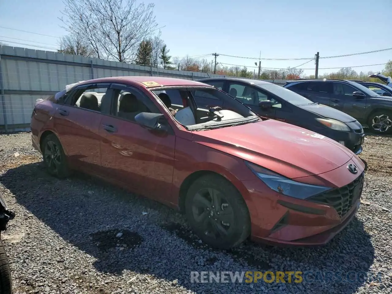 4 Photograph of a damaged car KMHLM4AG3PU567208 HYUNDAI ELANTRA 2023