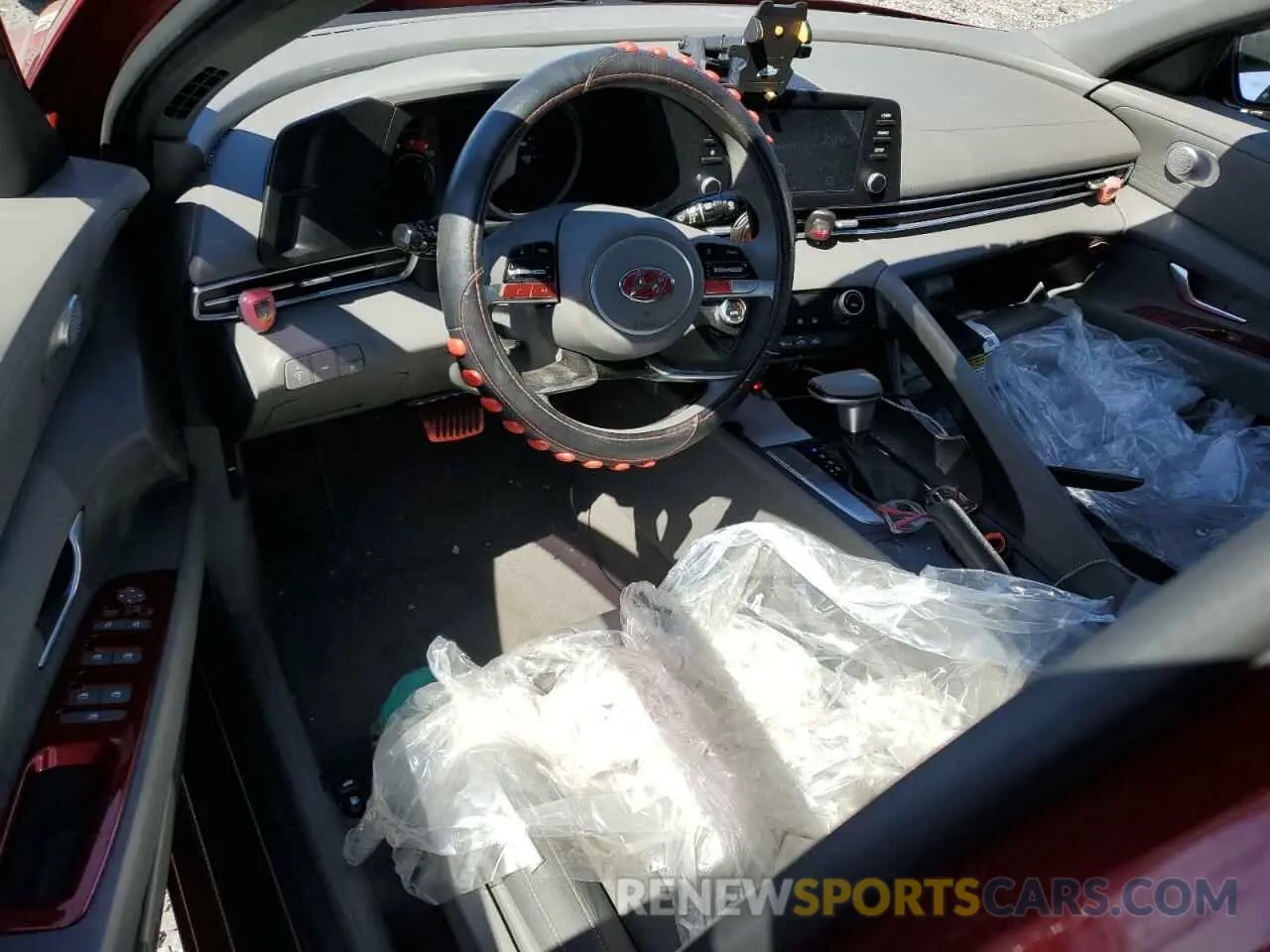 8 Photograph of a damaged car KMHLM4AG3PU567208 HYUNDAI ELANTRA 2023