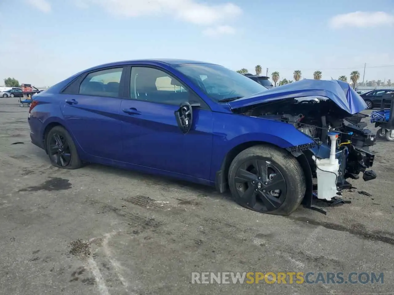 4 Photograph of a damaged car KMHLM4AG3PU579410 HYUNDAI ELANTRA 2023