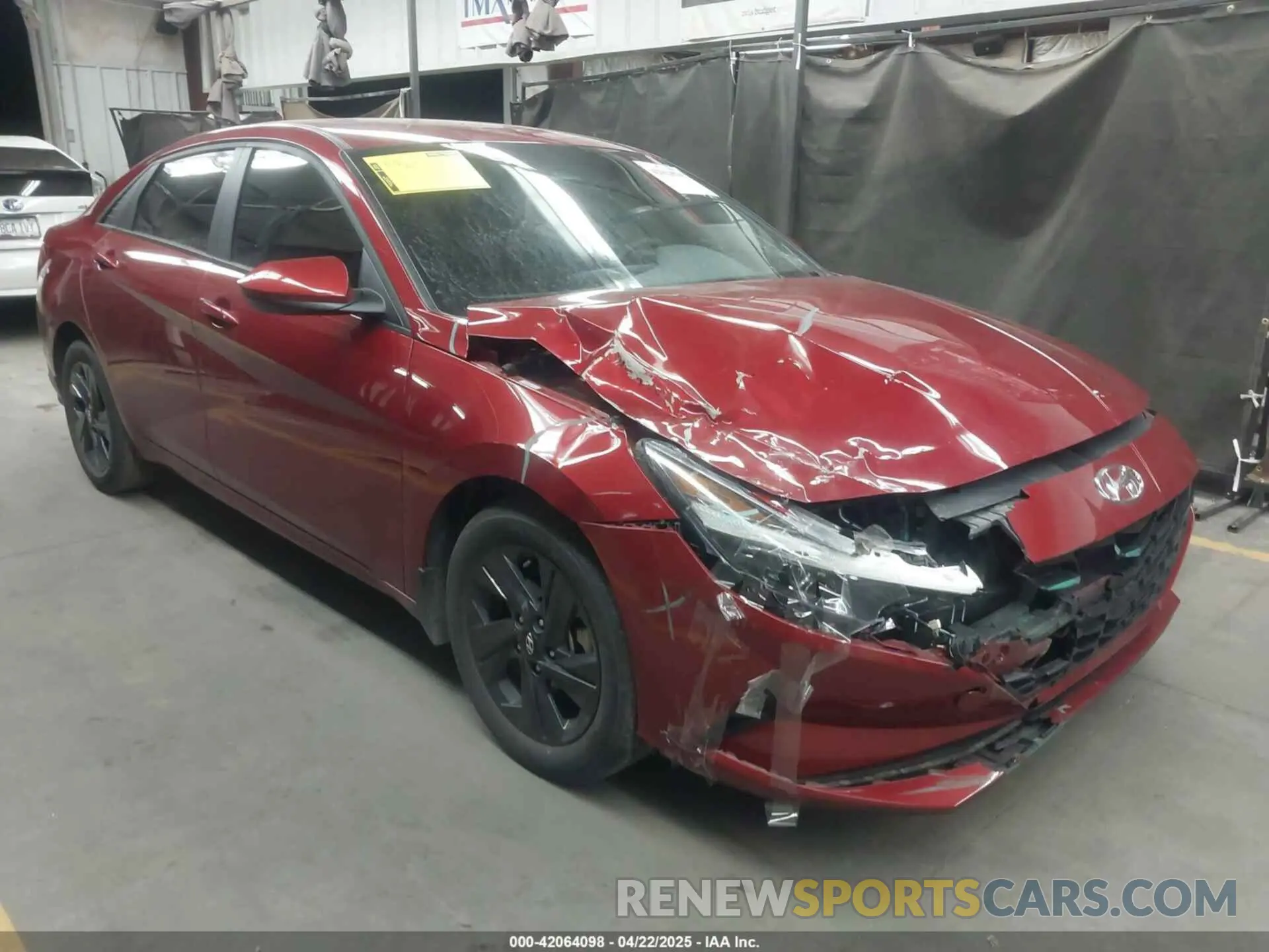 1 Photograph of a damaged car KMHLM4AG3PU584509 HYUNDAI ELANTRA 2023