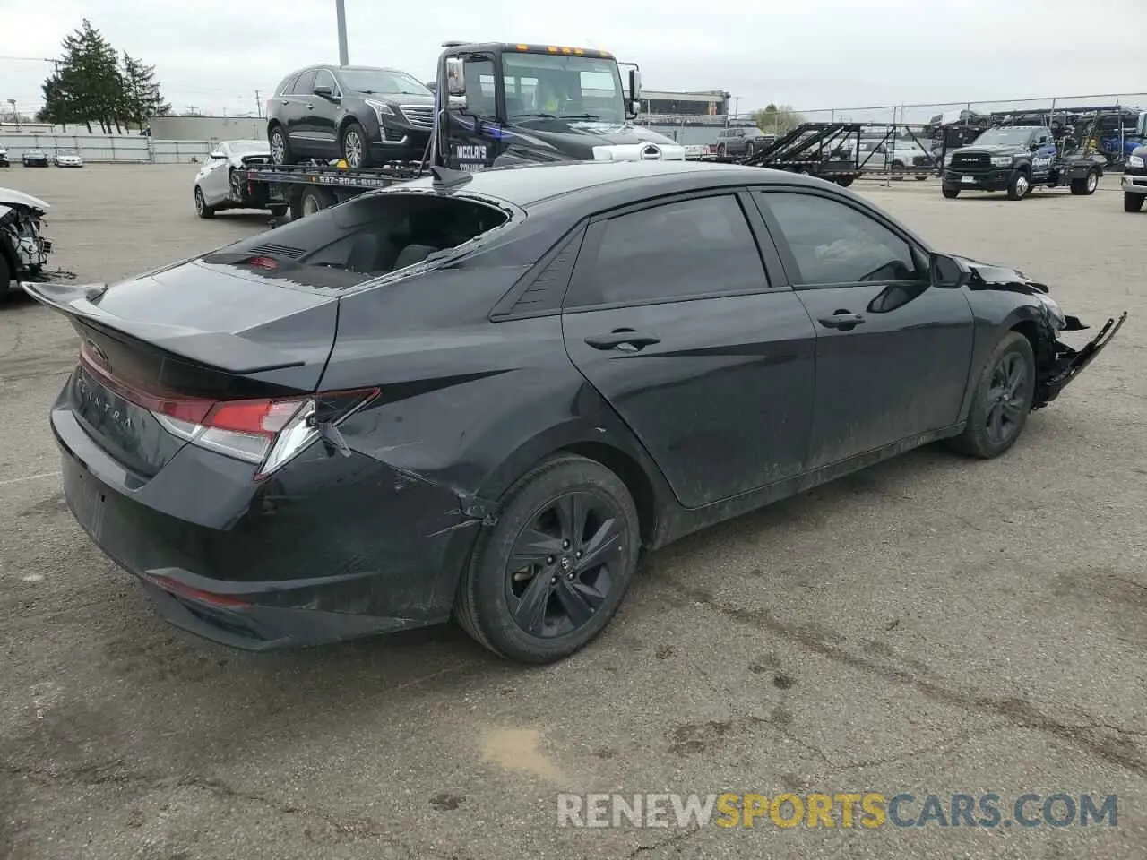 3 Photograph of a damaged car KMHLM4AG3PU593534 HYUNDAI ELANTRA 2023