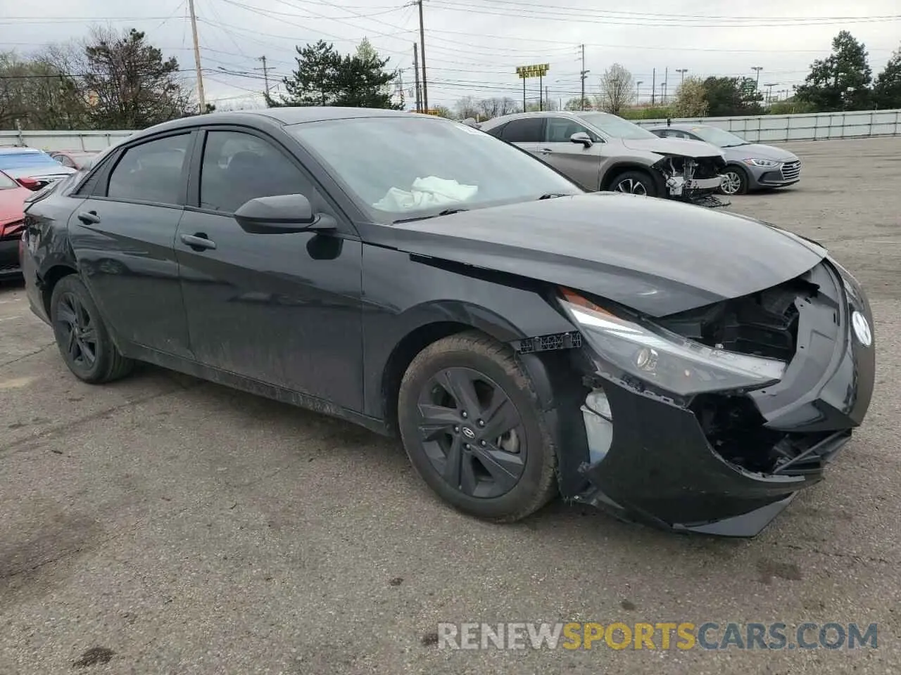 4 Photograph of a damaged car KMHLM4AG3PU593534 HYUNDAI ELANTRA 2023