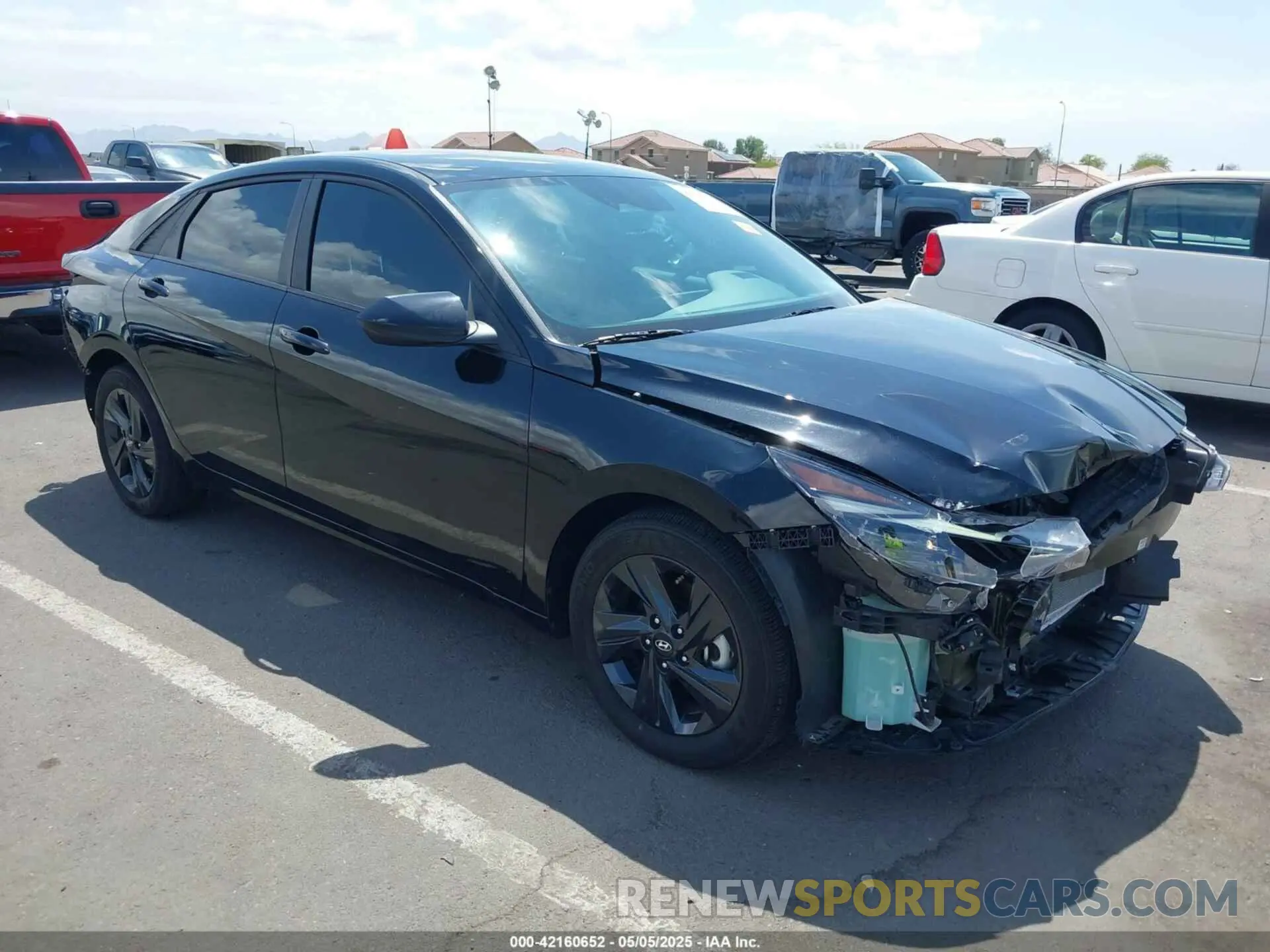 1 Photograph of a damaged car KMHLM4AG3PU602085 HYUNDAI ELANTRA 2023