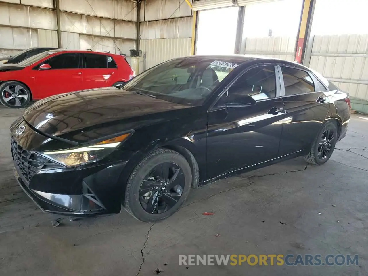 1 Photograph of a damaged car KMHLM4AG4PU396694 HYUNDAI ELANTRA 2023