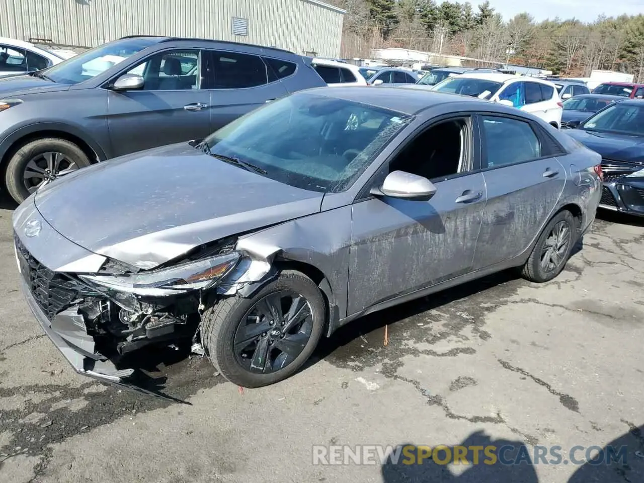 1 Photograph of a damaged car KMHLM4AG4PU434022 HYUNDAI ELANTRA 2023