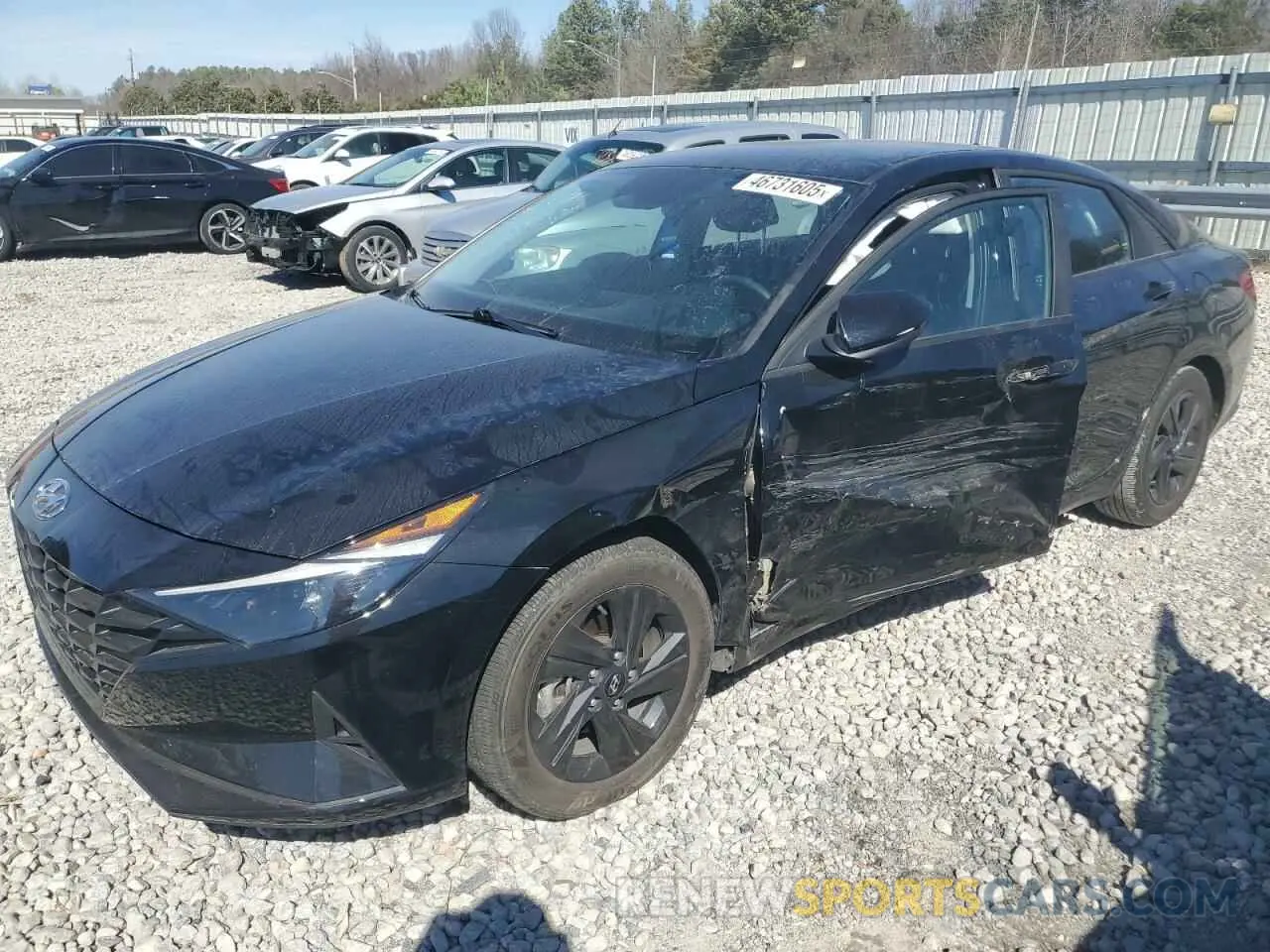 1 Photograph of a damaged car KMHLM4AG4PU446977 HYUNDAI ELANTRA 2023