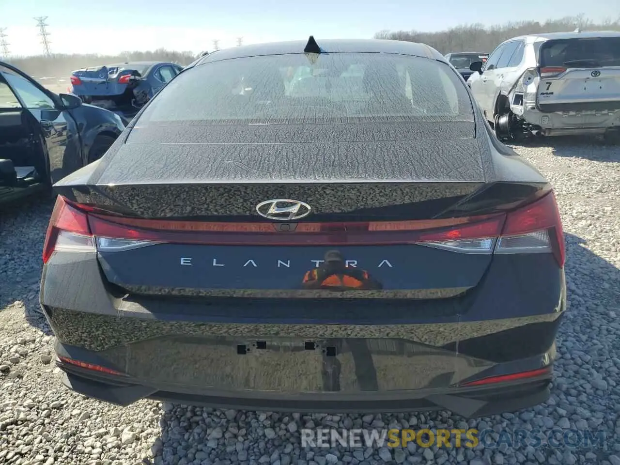 6 Photograph of a damaged car KMHLM4AG4PU446977 HYUNDAI ELANTRA 2023