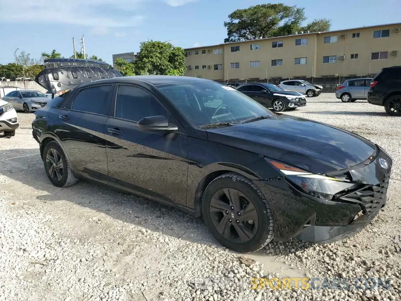 4 Photograph of a damaged car KMHLM4AG4PU454223 HYUNDAI ELANTRA 2023