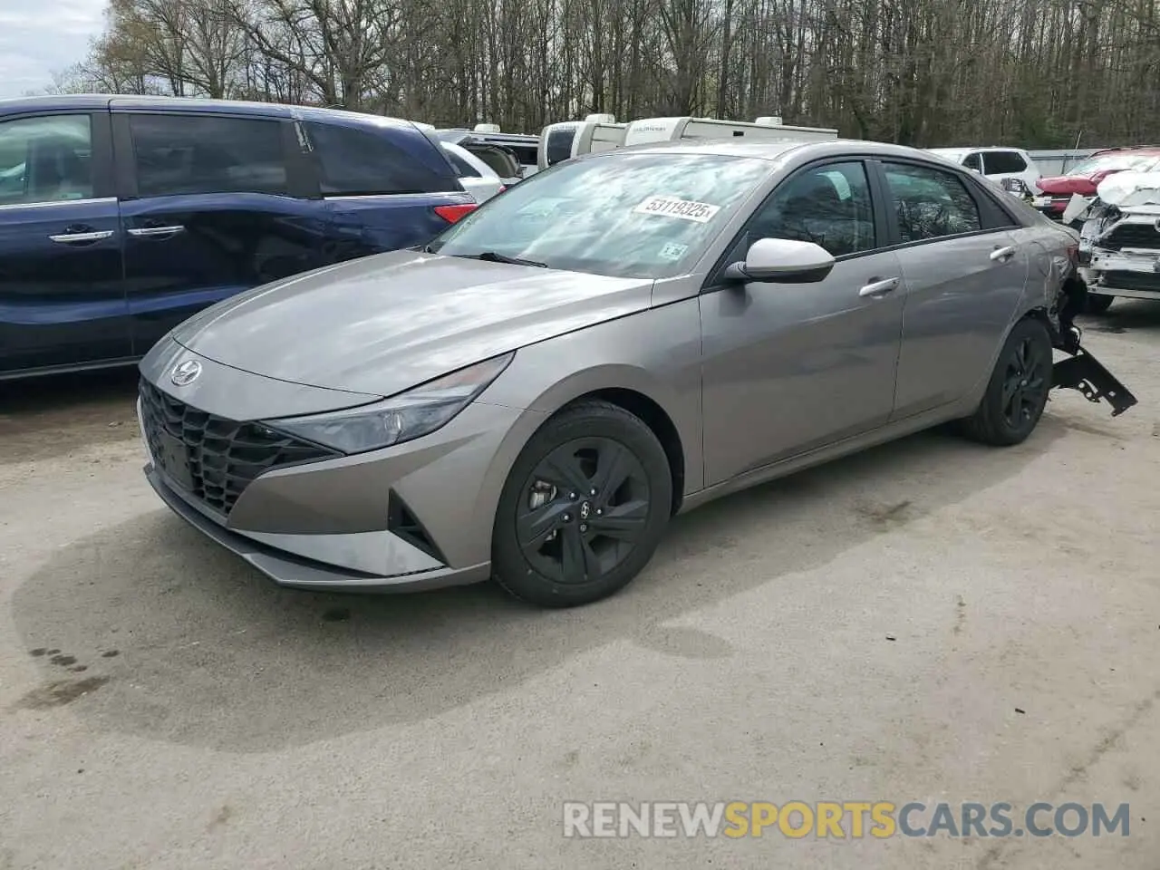 1 Photograph of a damaged car KMHLM4AG4PU470499 HYUNDAI ELANTRA 2023
