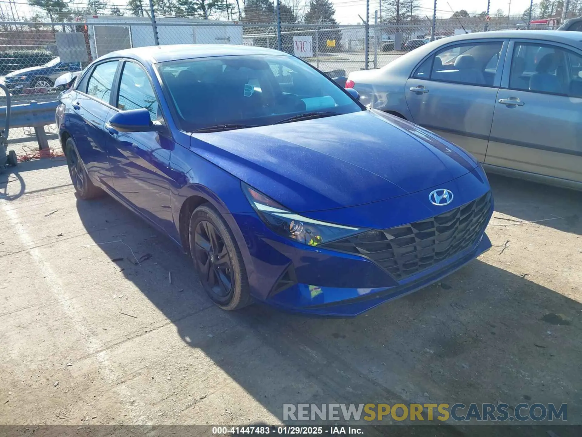 1 Photograph of a damaged car KMHLM4AG4PU480479 HYUNDAI ELANTRA 2023