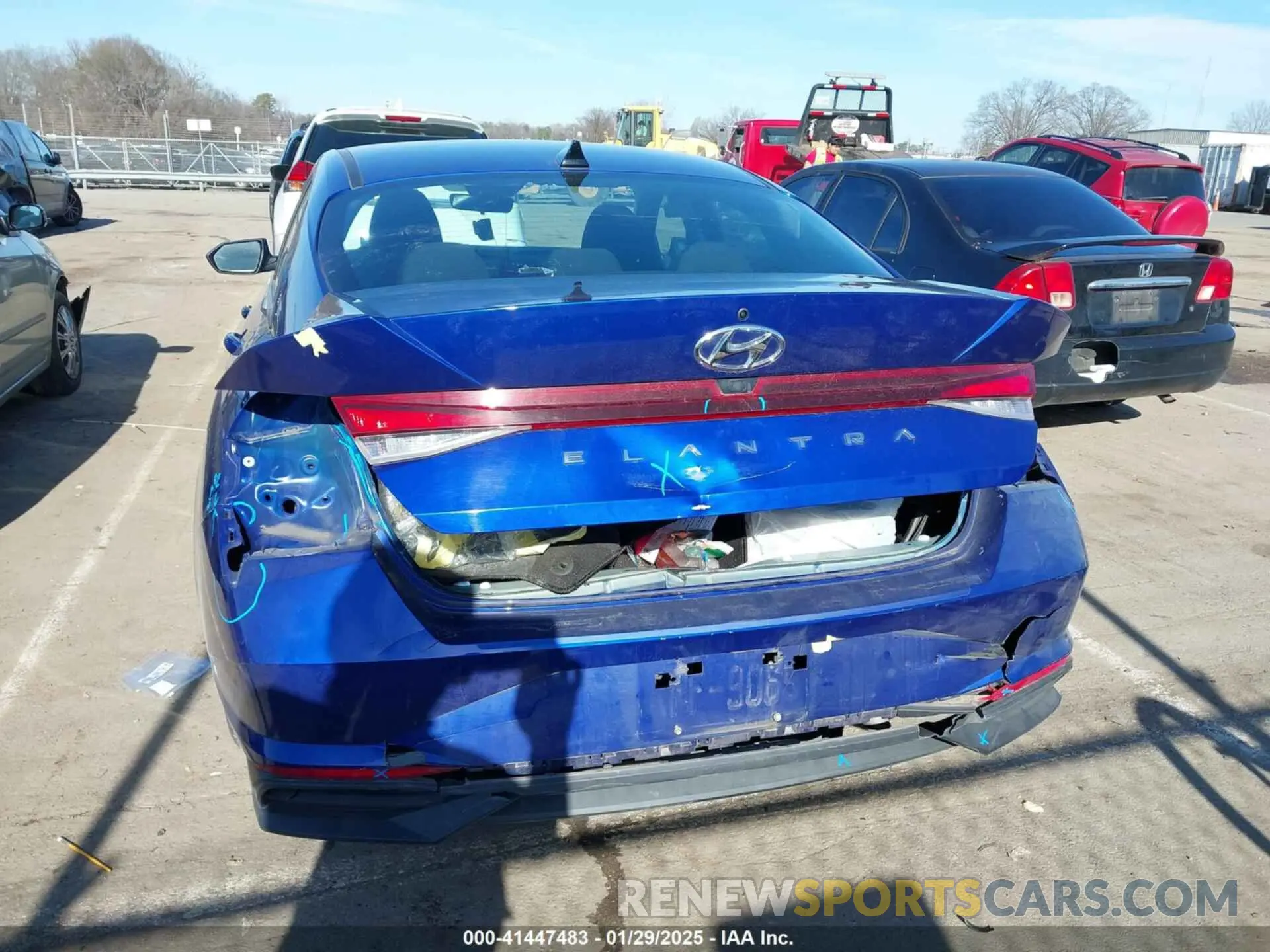 16 Photograph of a damaged car KMHLM4AG4PU480479 HYUNDAI ELANTRA 2023