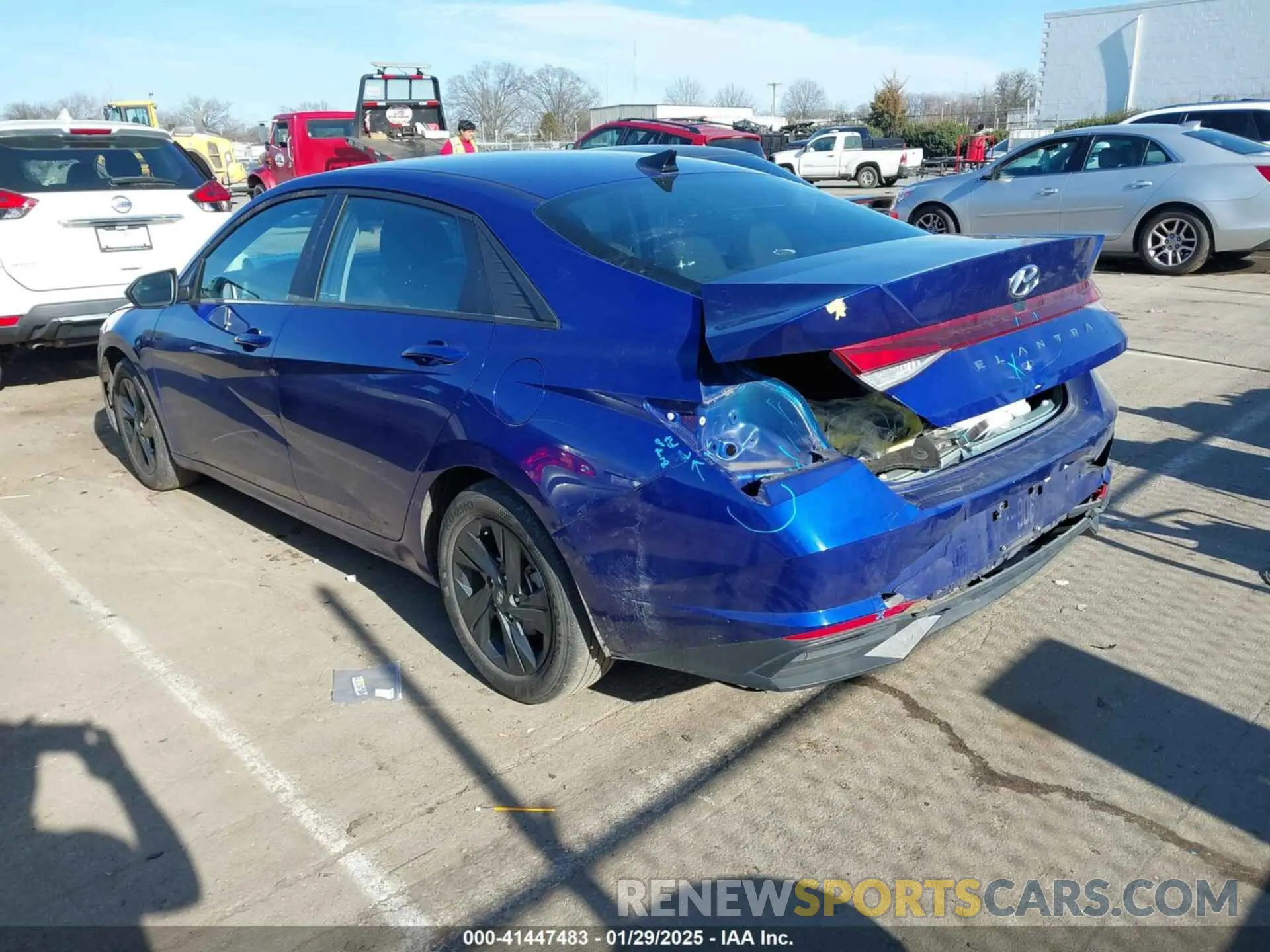 3 Photograph of a damaged car KMHLM4AG4PU480479 HYUNDAI ELANTRA 2023