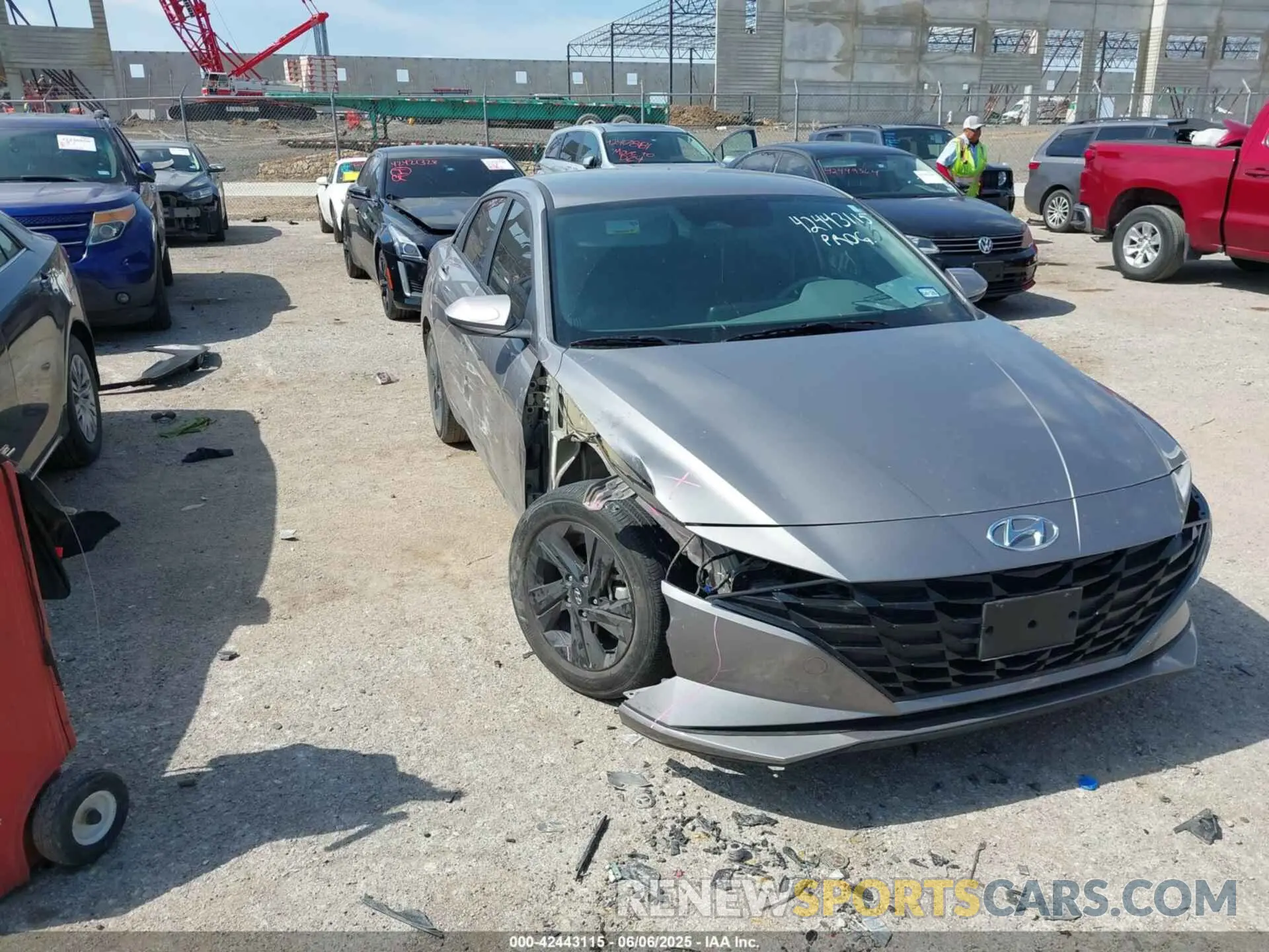 1 Photograph of a damaged car KMHLM4AG4PU520835 HYUNDAI ELANTRA 2023