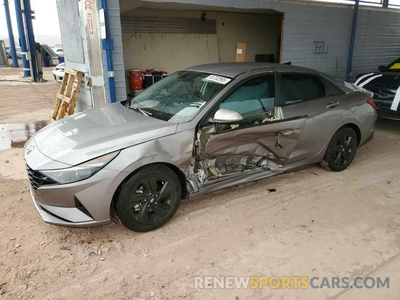1 Photograph of a damaged car KMHLM4AG4PU530751 HYUNDAI ELANTRA 2023