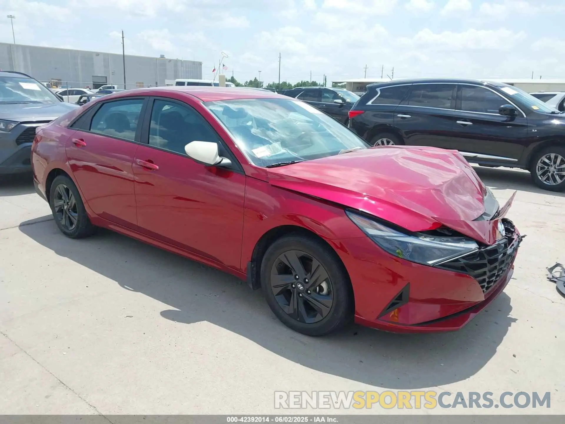1 Photograph of a damaged car KMHLM4AG4PU588648 HYUNDAI ELANTRA 2023