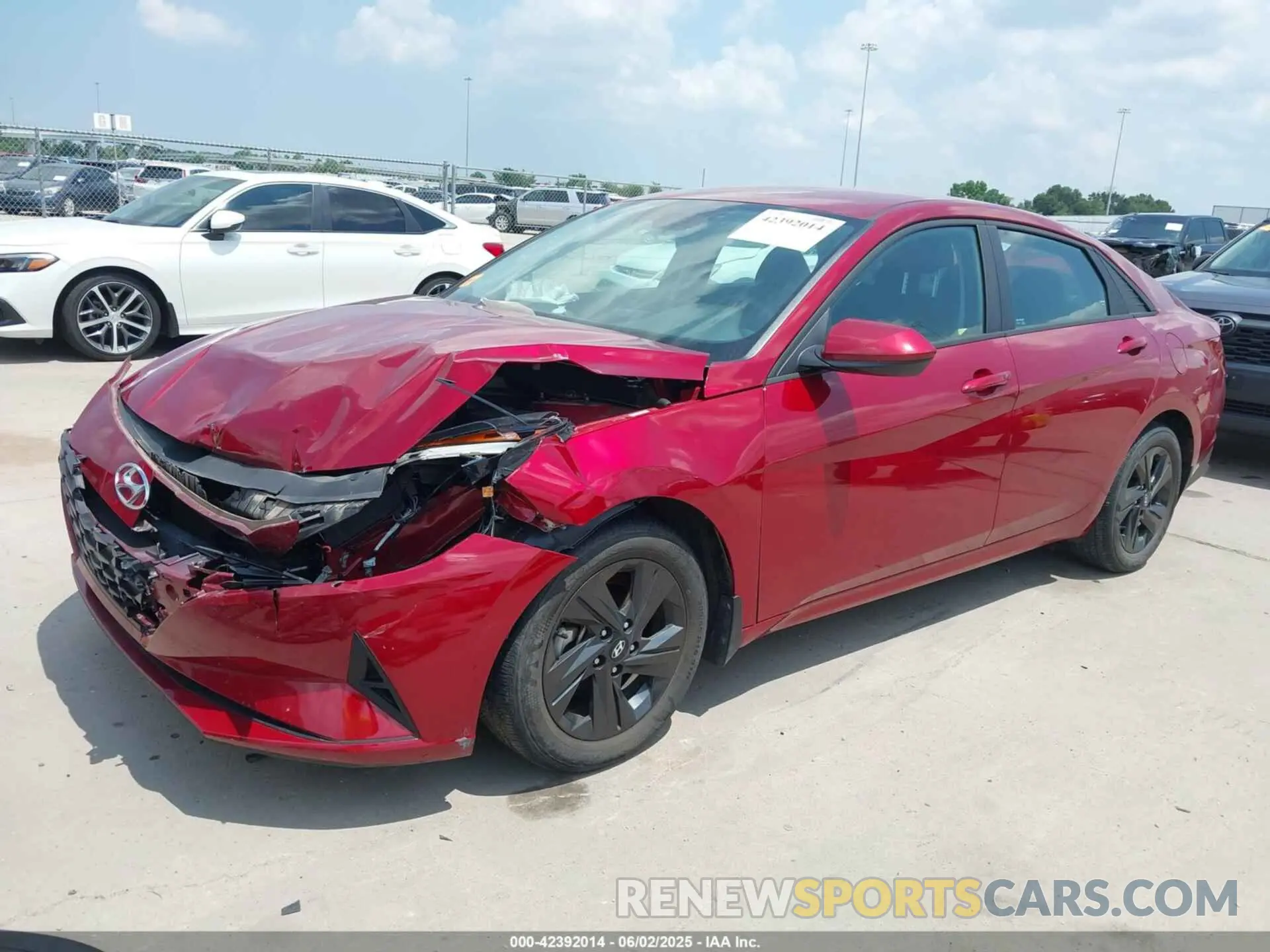 2 Photograph of a damaged car KMHLM4AG4PU588648 HYUNDAI ELANTRA 2023