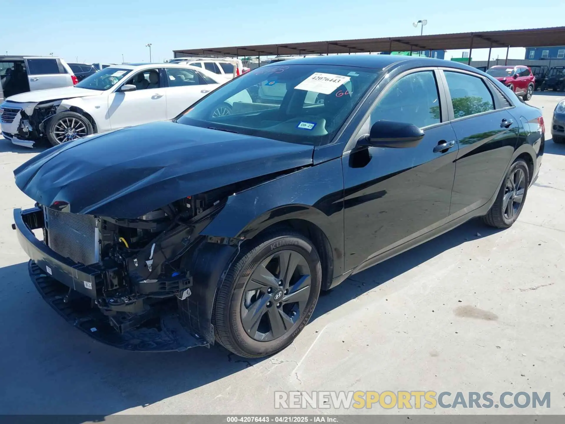 2 Photograph of a damaged car KMHLM4AG4PU625696 HYUNDAI ELANTRA 2023