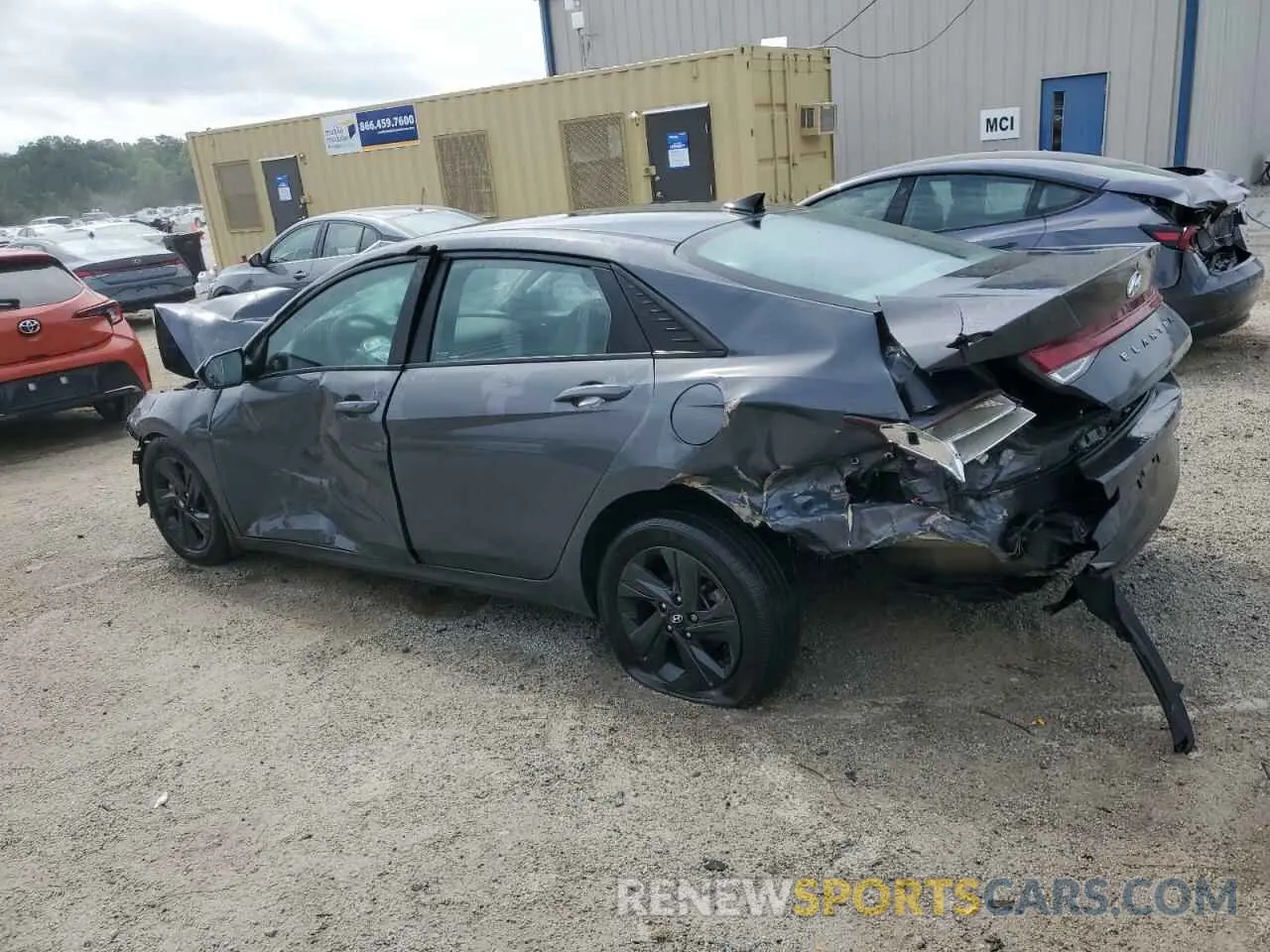 2 Photograph of a damaged car KMHLM4AG4PU627979 HYUNDAI ELANTRA 2023