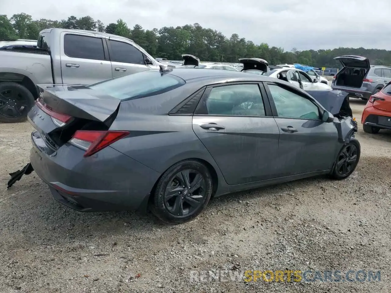 3 Photograph of a damaged car KMHLM4AG4PU627979 HYUNDAI ELANTRA 2023