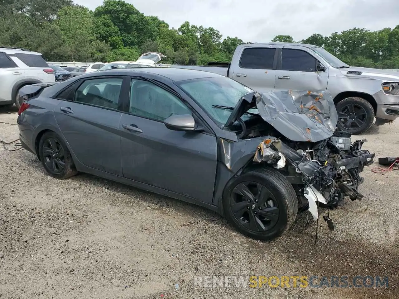 4 Photograph of a damaged car KMHLM4AG4PU627979 HYUNDAI ELANTRA 2023