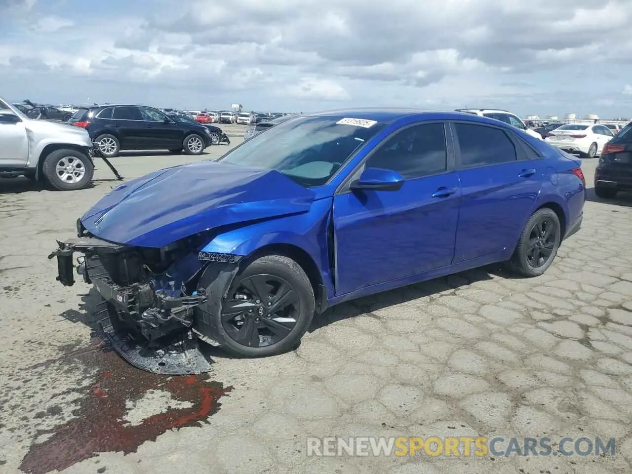 1 Photograph of a damaged car KMHLM4AG5PU415723 HYUNDAI ELANTRA 2023