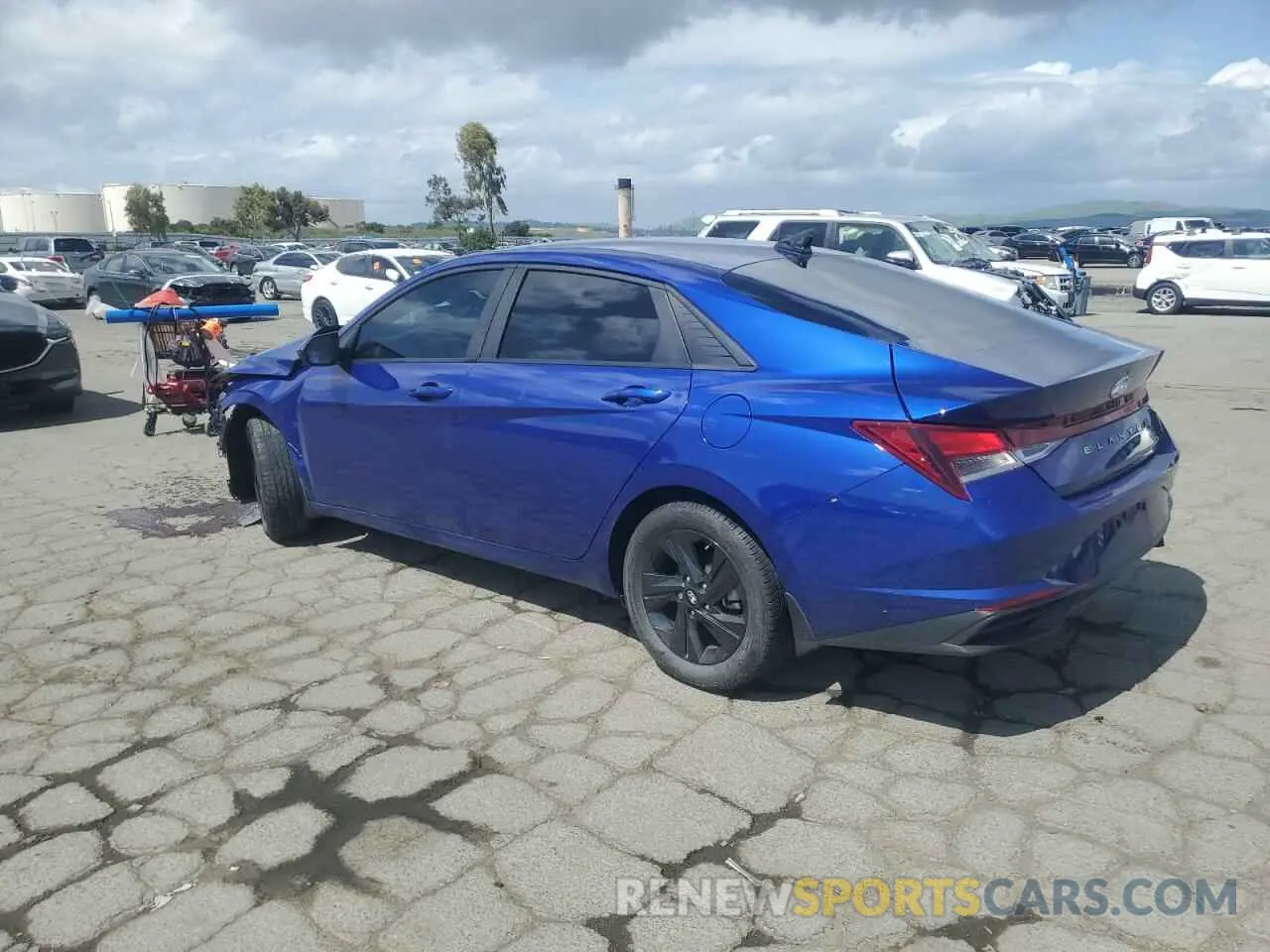 2 Photograph of a damaged car KMHLM4AG5PU415723 HYUNDAI ELANTRA 2023