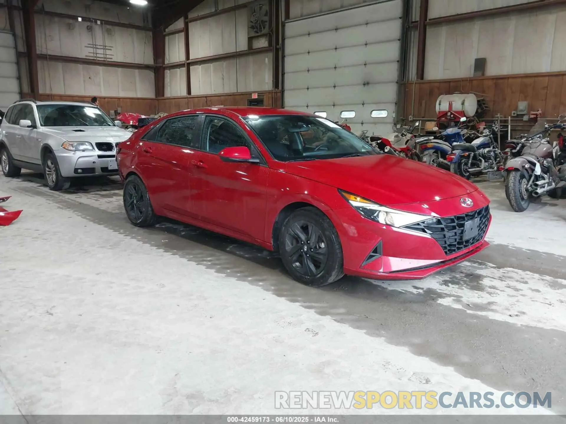 1 Photograph of a damaged car KMHLM4AG5PU434336 HYUNDAI ELANTRA 2023