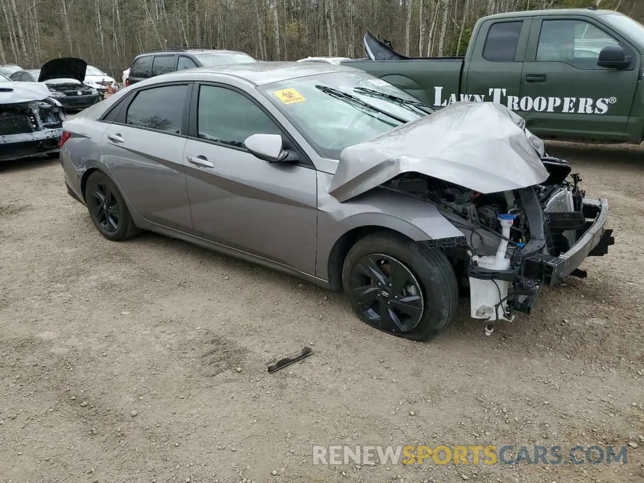 4 Photograph of a damaged car KMHLM4AG5PU499946 HYUNDAI ELANTRA 2023