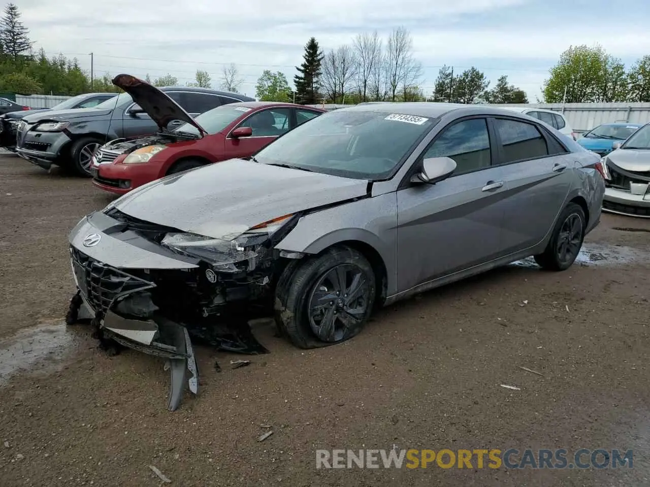 1 Photograph of a damaged car KMHLM4AG5PU513957 HYUNDAI ELANTRA 2023