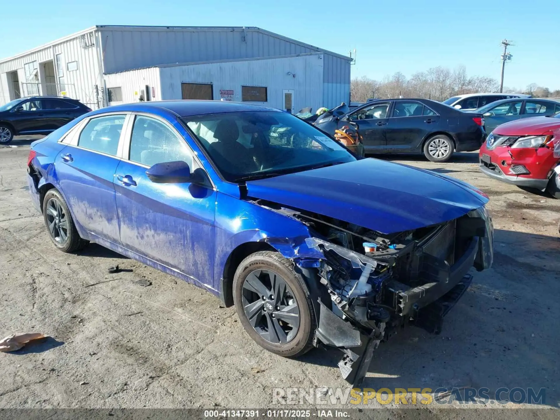1 Photograph of a damaged car KMHLM4AG5PU554539 HYUNDAI ELANTRA 2023