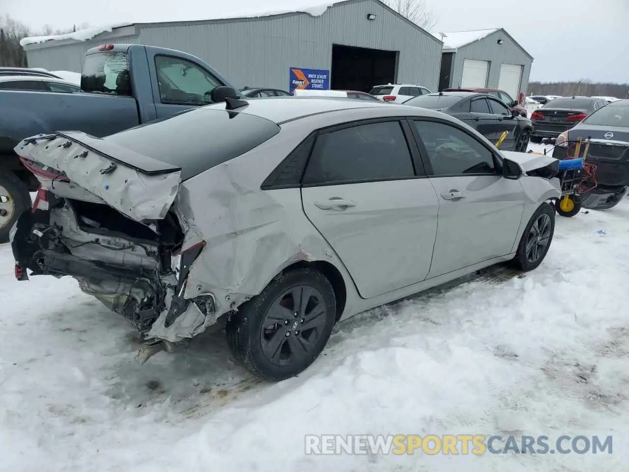 3 Photograph of a damaged car KMHLM4AG5PU580574 HYUNDAI ELANTRA 2023