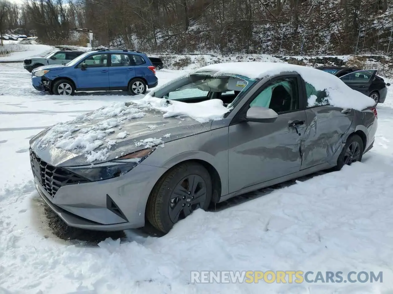 1 Photograph of a damaged car KMHLM4AG5PU629420 HYUNDAI ELANTRA 2023