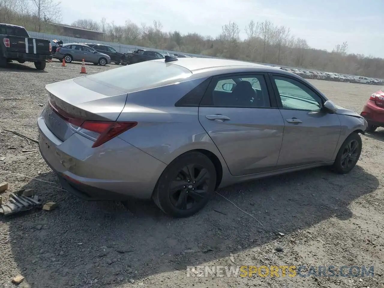 3 Photograph of a damaged car KMHLM4AG6PU372042 HYUNDAI ELANTRA 2023