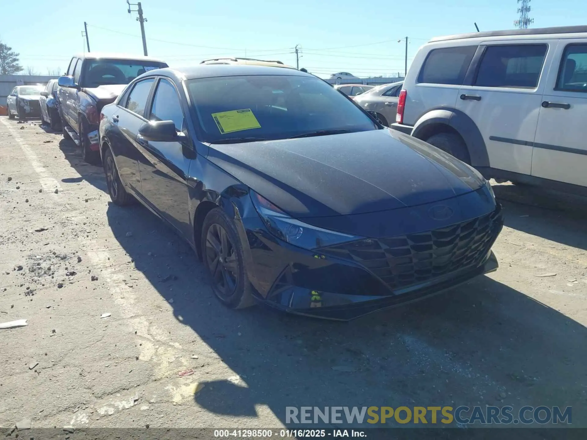 1 Photograph of a damaged car KMHLM4AG6PU426505 HYUNDAI ELANTRA 2023