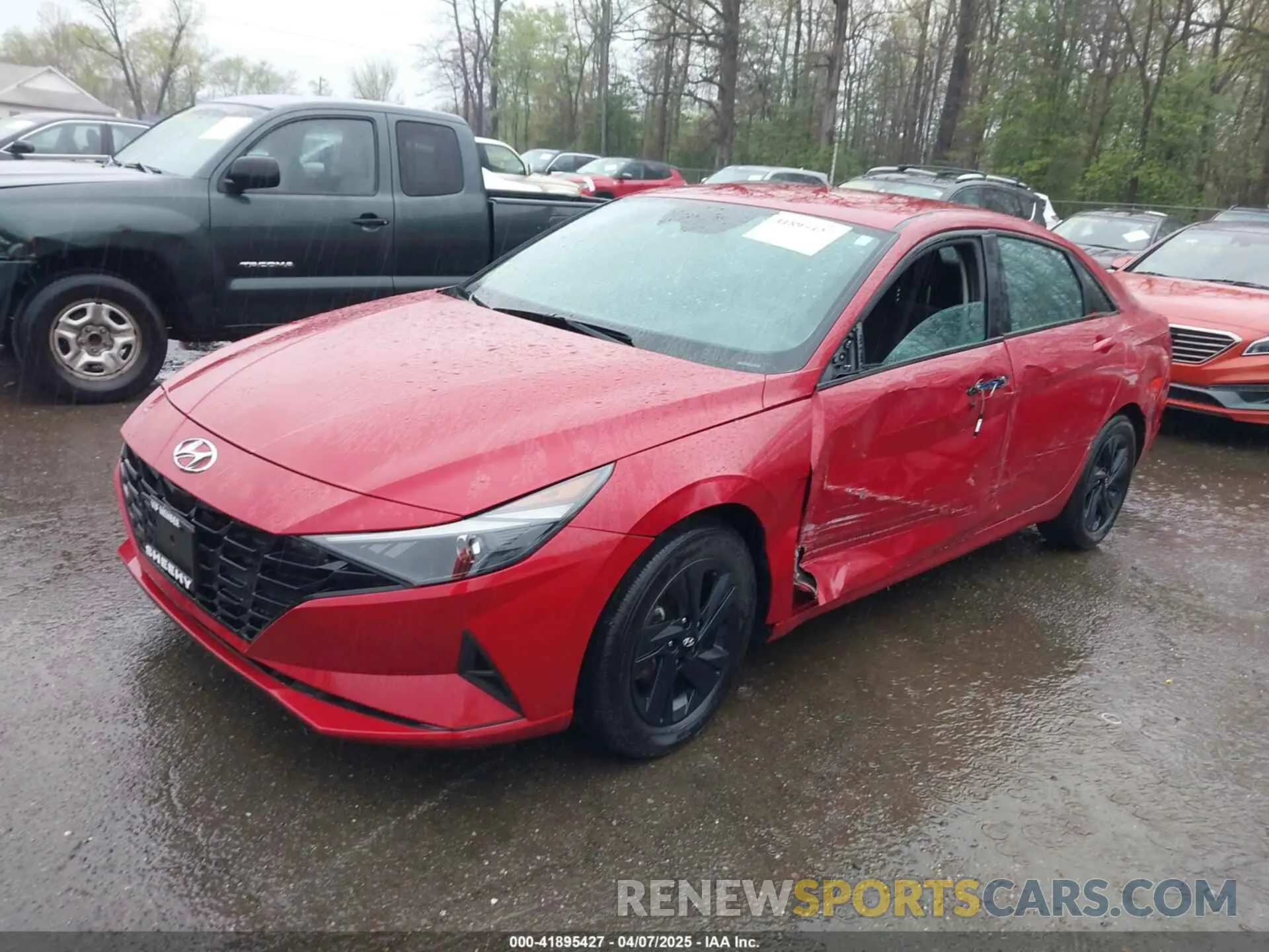 2 Photograph of a damaged car KMHLM4AG6PU490818 HYUNDAI ELANTRA 2023
