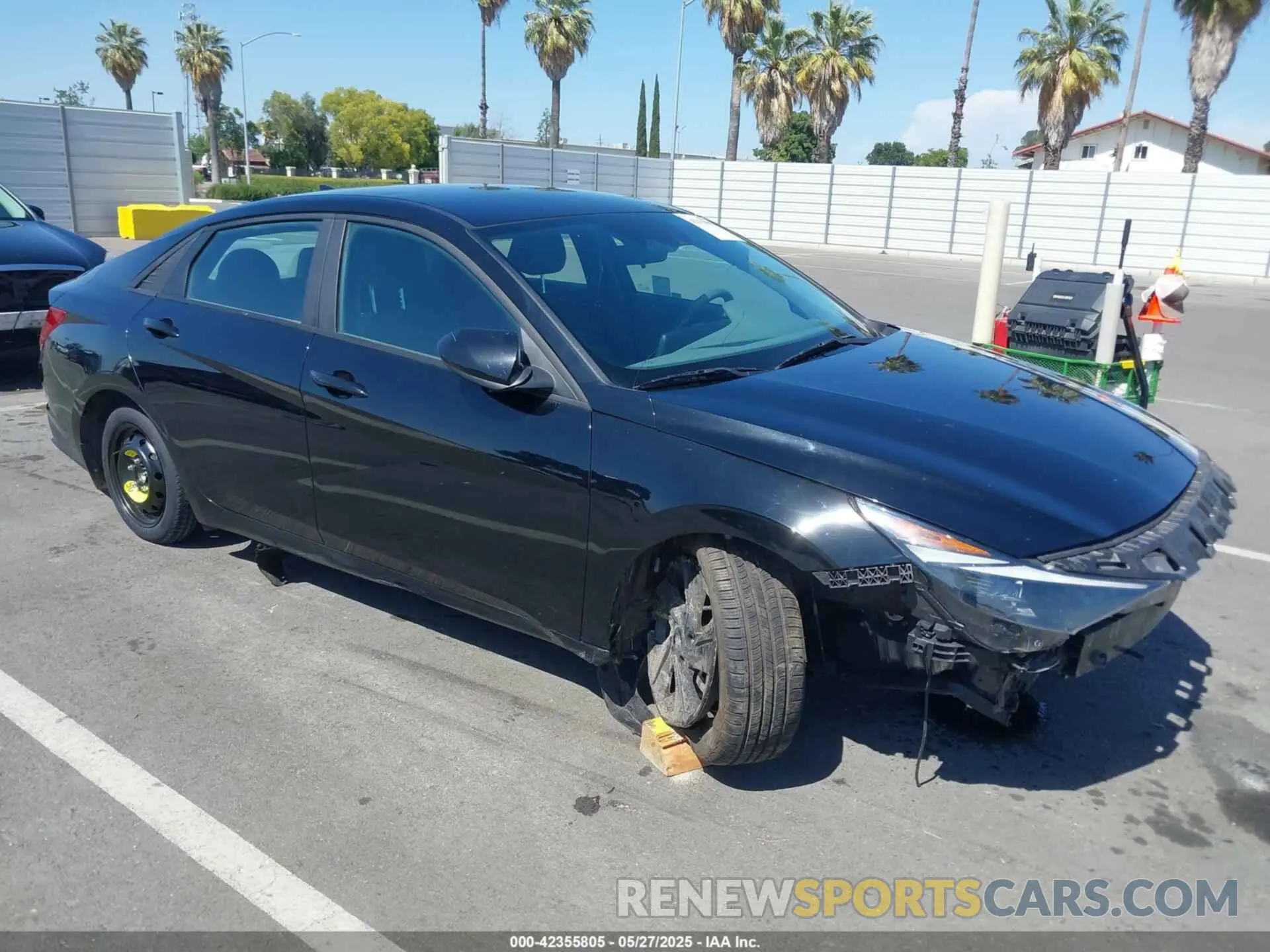 1 Photograph of a damaged car KMHLM4AG6PU512266 HYUNDAI ELANTRA 2023